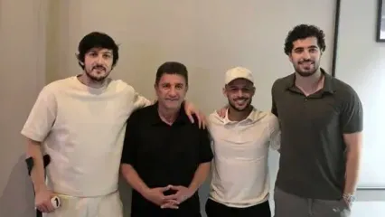 جلسه قلعه‌نویی با آزمون، قایدی و عزت‌اللهی در امارات