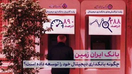 رشد چشمگیر کانال‌ های بانکداری مدرن بانک ایران زمین در شش‌ ماهه نخست سال 1404