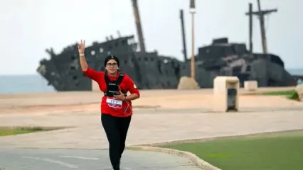 تصاویر؛ ماراتن جنجال‌برانگیز کیش