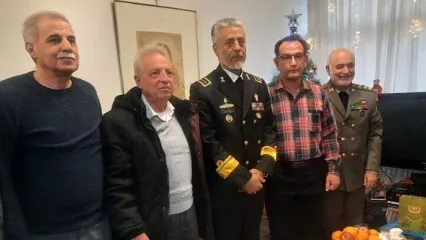 دیدار امیر دریادار سیاری با  با جانباز مسیحی