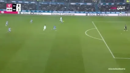 گل اول رئال مادرید به آلاوز توسط امباپه+ ویدئو