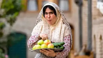 عکسی تازه منتشر شده از طاووس سریال بامداد خمار!