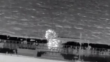 اوکراین نفت‌کش روسیه را هدف قرار داد