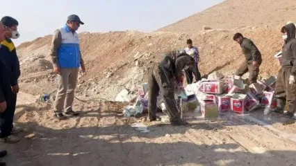 کشف و امحای بیش از یک تن پنیر فاسد در کرمانشاه