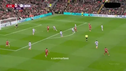 ویدیو: گل اول لیورپول به برایتون توسط اکتیکه