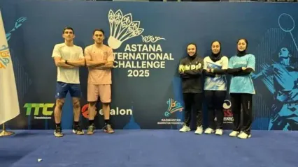 حضور تیم‌ملی بدمینتون ایران در چلنج بین‌المللی آستانه ۲۰۲۵