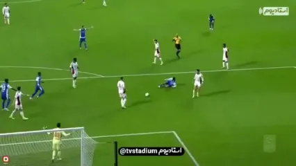 گل اول النصر مقابل شارجه با خطای پنالتی روی قایدی(ویدیو)