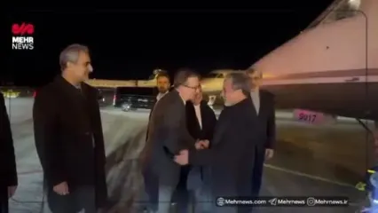 لحظه ورود عراقچی به ژنو