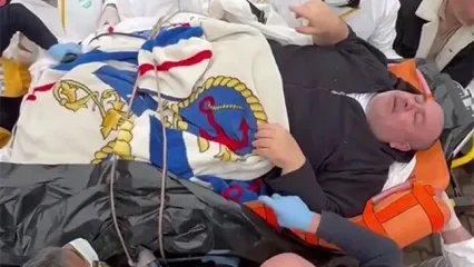 عملیات انتقال مرد ۳۰۰ کیلویی مبتلا به پافیلی خبرساز شد