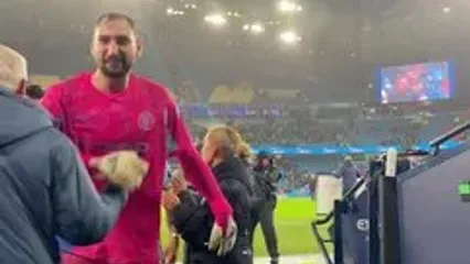 ویدئو: خوشحالی پپ و بازیکنان منچسترسیتی از غلبه بر نیوکاسل