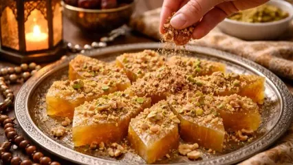 تهیه حلوا مسقطی عربی؛ گزینه‌ای عالی برای ماه رمضان