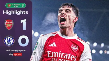 ویدیو| خلاصه بازی آرسنال ۱ - چلسی ۰/ توپچی‌ها فینالیست شدن