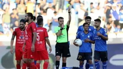 حمله موتورسواران به داور لیگ برتری/تخریب خودرو در خیابان اصلی ورامین