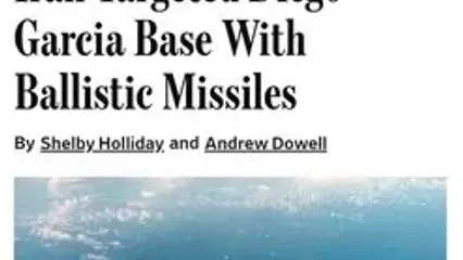 ایران دو موشک بالستیک به سمت پایگاه هوایی دیگو گارسیا پرتاب کرد