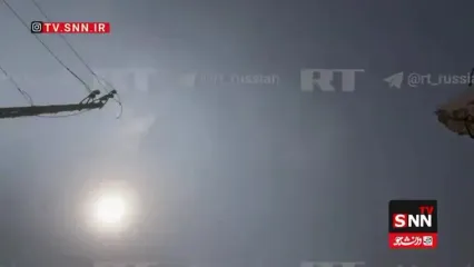 لحظه حمله اسرائیل در لبنان هنگام گزارش خبرنگار «آر‌تی»