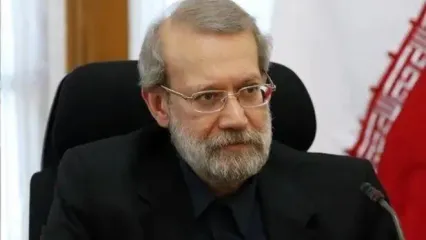 تصویری جگرسوز از دست شهید علی لاریجانی