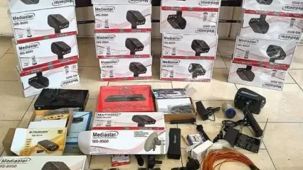 کشف ۲۰ دستگاه تجهیزات ماهواره در کرج