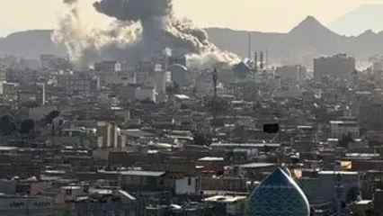 نمایی دیگر از انفجار در قم +عکس