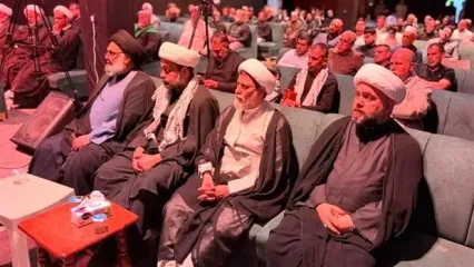 مراسم بزرگداشت چهلمین روز رهبر شهید انقلاب اسلامی ایران در عراق