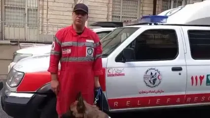 لئو؛ سگی که از ابتدای جنگ ۸ نفر را نجات داد