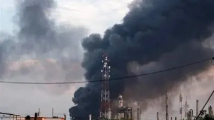 انفجار در پالایشگاه لاوان و جزیره سیری