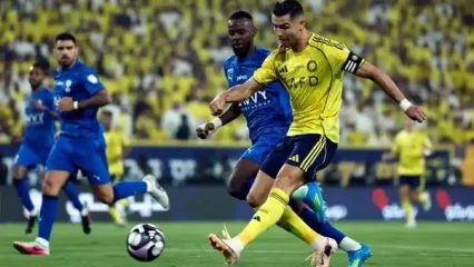 آغوش گرم رونالدو و بنزما در دربی ریاض