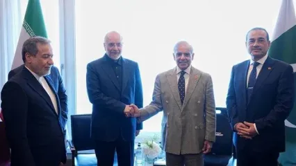 دیدار شهباز شریف و عاصم منیر با قالیباف