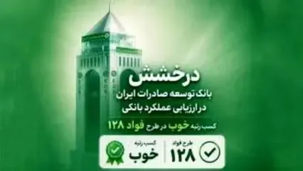 سند رضایت مشتریان از بانک توسعه صادرات ایران