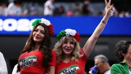 تصاویر؛ هواداران ایران در دیدار مقابل نیوزیلند