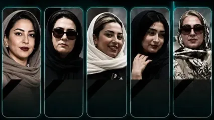 عکس های تلخ 5 زن جانباخته در واژگونی مینی بوس به دره مرگ / راننده این مینی بوس یک زن بود