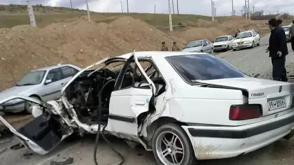 واژگونی پژو 405 در جاده ارومیه/ 3 نفر مصدوم شدند