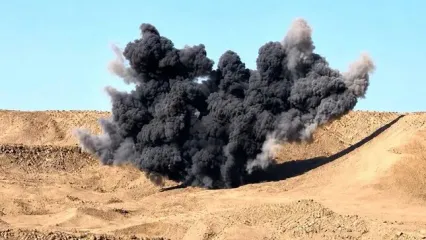احتمال شنیده شدن صدای انفجار در کمیجان