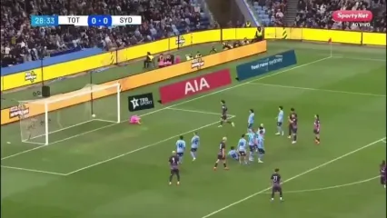 ویدیو: گل اول تاتنهام به سیدنی توسط ماتیس تل