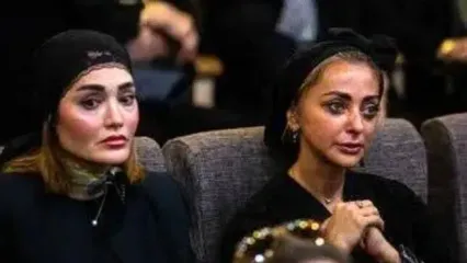 بی‌ قراری و اشک‌های نفیسه روشن در یادبود اکبر عبدی