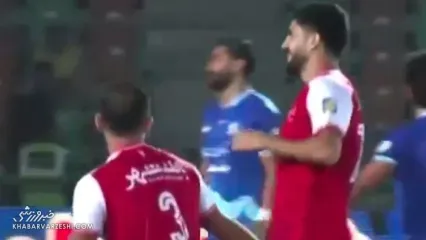 ویدیو| گل اول پرسپولیس به استقلال خوزستان (محمد خدابنده‌لو)/ گلزنی در دقیقه ۶!