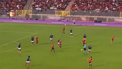 گل اول فرانسه به بلژیک+ ویدئو
