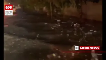 آبگرفتگی شدید کمربندی لواسان