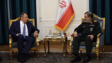 دیدار محسن رضایی با سرگی لاوروف