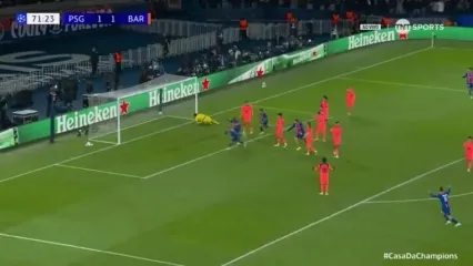 ویدیو: گل دوم پاری سن ژرمن به بارسلونا توسط لوکاس هرناندز