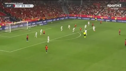 ویدیو: گل اول اسپانیا به چک توسط یامال