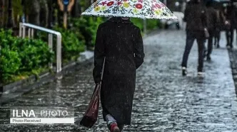 رگبار باران و رعد و برق در تهران و ۱۵ استان