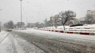 برف و باران در نقاط مختلف کشور