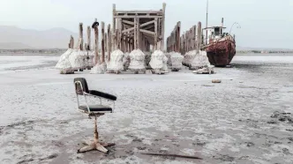 انتقاد تند کارشناس تلویزیون: دریاچه ارومیه را وزارت نیرو خشک کرد/ ویدئو