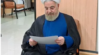 دفاع تمام قد حسن روحانی از محمدجواد ظریف/ ضرر صدها میلیارد دلاری قانون مصوب مجلس قالیباف+فیلم