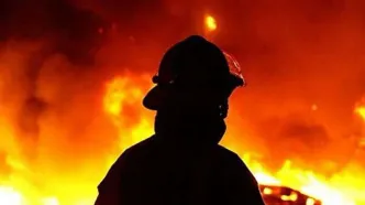 آتش سوزی یک تانکر حمل سوخت در بروجرد