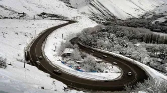 برف، باران، گردوخاک، مه و کولاک در جاده‌های ۱۲ استان کشور