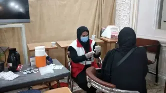 بهره‎‌مندی ۲۳۲ نفراز خدمات کاروان‌های سلامت هلال احمر در فارس