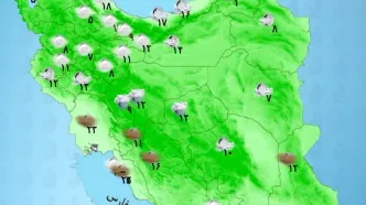 بارش باران در مناطق مختلف کشور