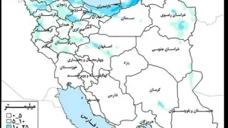 گلستان، مازندران، گیلان و آذربایجان شرقی پربارش ترین استان‌ها در هفته جاری