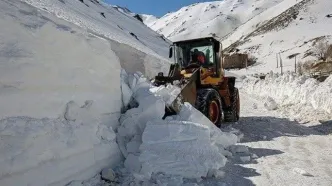 40 روستای زنجان در محاصره برف